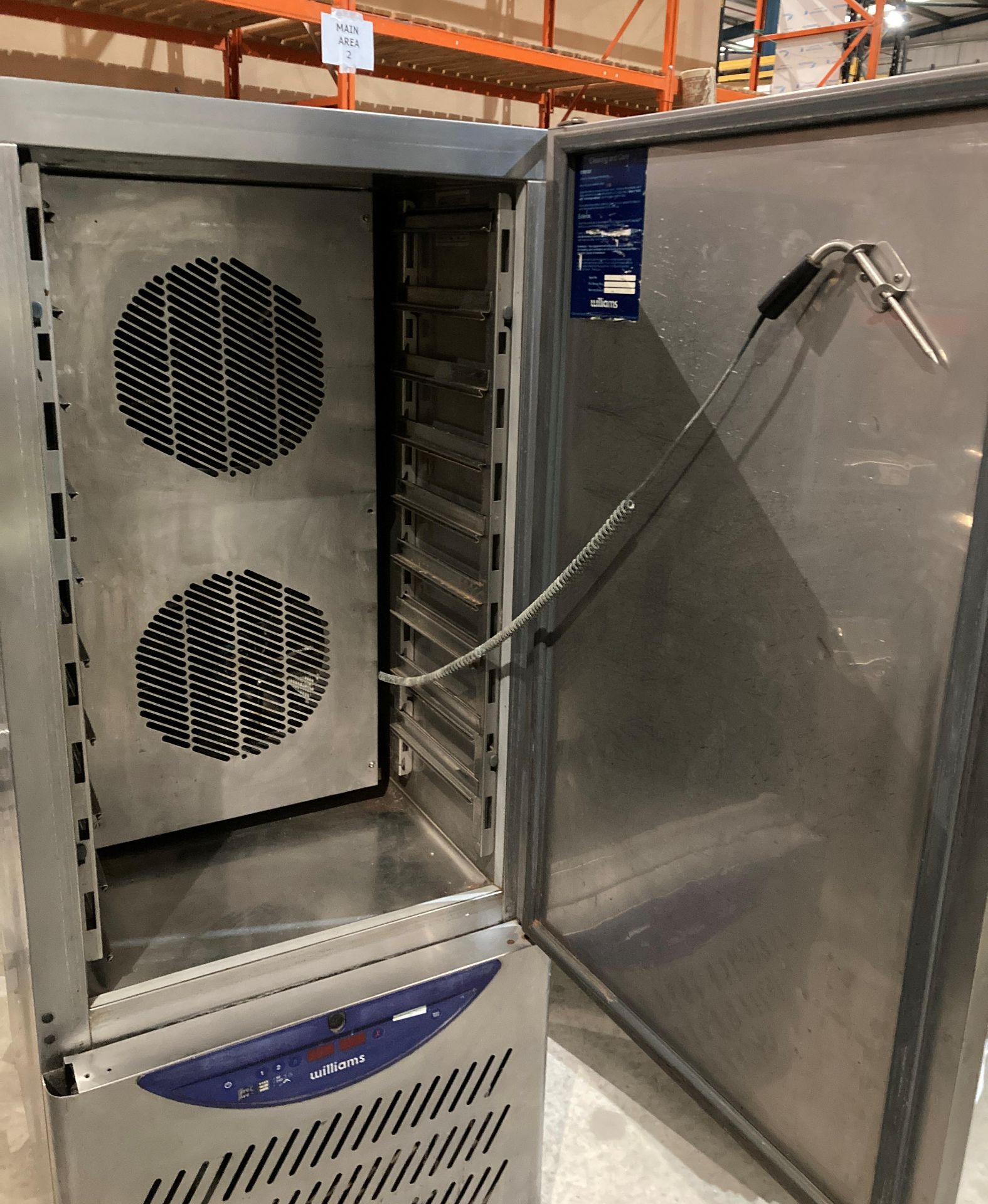 A commercial catering stainless steel William blast chiller/freezer, model WBCF30(DM), - Image 5 of 5