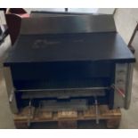 A commercial catering wall mounted gas grill, model R72,