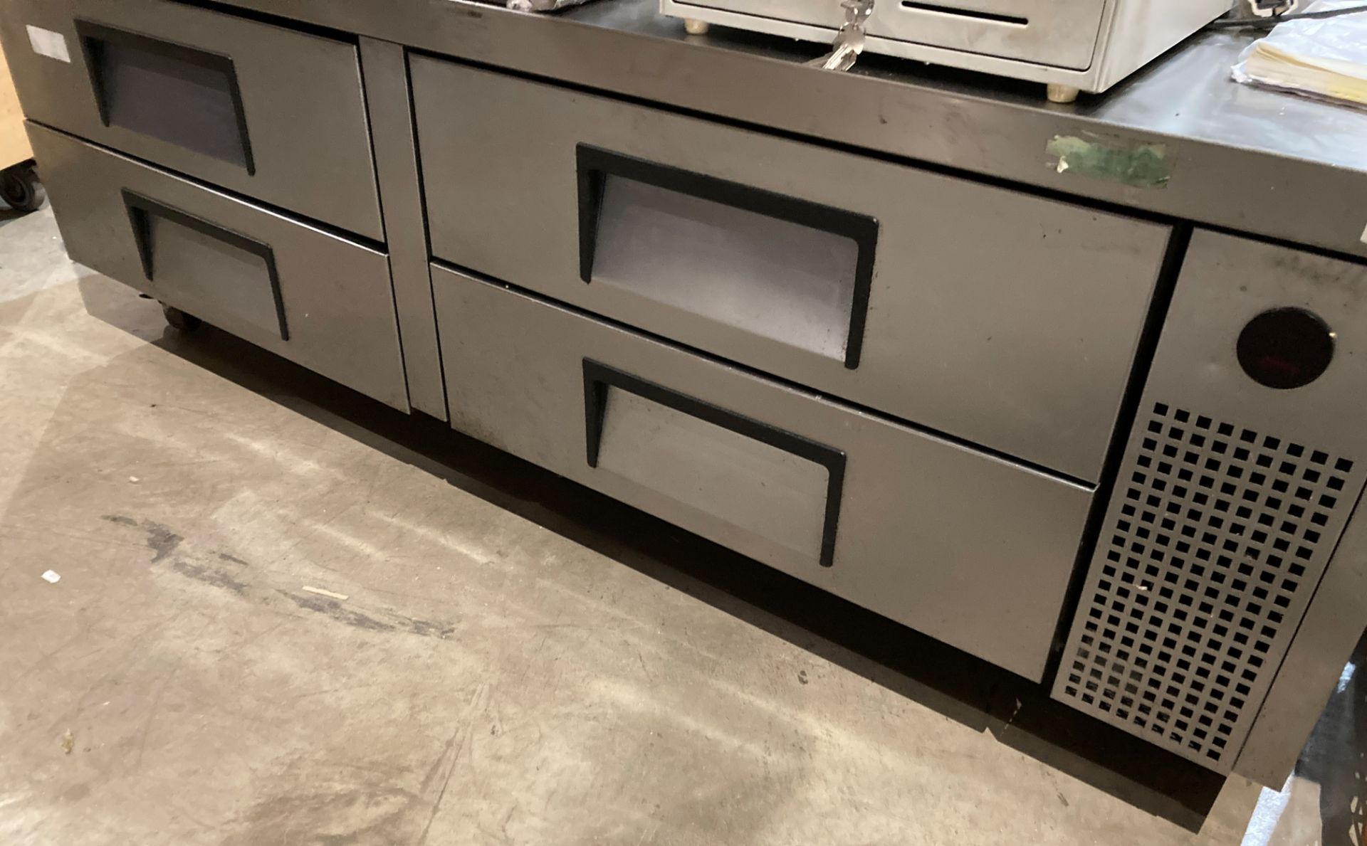 A commercial catering True TRCB72 four drawer refrigerated chef base, 240v, - Image 3 of 3