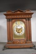 Oak Cased Bracket Clock