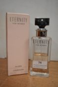 *Calvin Klein Eternity for Women Eau de Parfum (part used tester)
