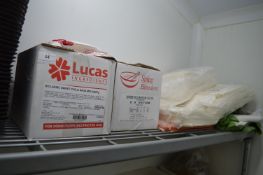 *Contents of Shelves in Storage Cupboard to Include Southern Barbecue Coater, Seasoning, Binder,