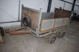 Twin Axle Trailer 120cm wide (150cm total) x 240cm long