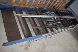 Set of Fourteen Tread Metal Step 100mm wide x 4400mm long