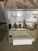 *Bathroom mirror LED 80cm wide and 70cm tall