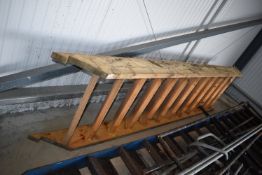 Set of Twelve Tread Wooden Steps 830mm x 3100mm long