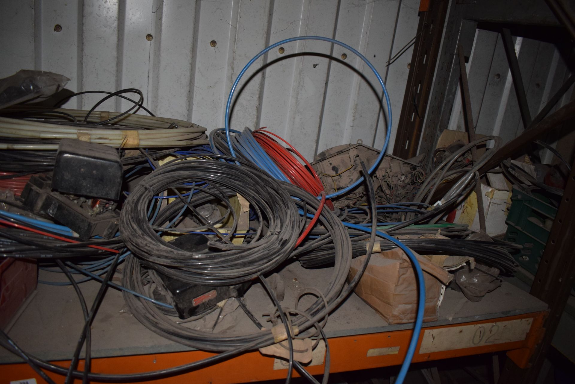 *Contents of Shelf to Include Hydraulic Ram, Chain, Assorted Piping, etc.