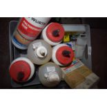 *Tub of Staples and Glue