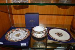 Royal Commemorative Plates, Cup, etc. Including Royal Worcester