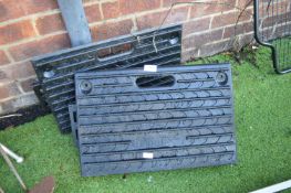 Pair of Street Solutions Wheel Chocks