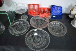Vintage Royal Coronation Glassware etc.