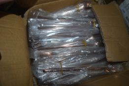 *Box of ~500 Rose Gold Colour Metal Latte Spoons