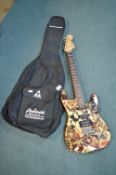 Fender Squier Stratocaster Electric Guitar Case (stand not included)