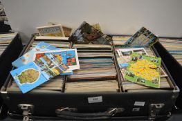 Collectors Reinforced Carry Case Containing Assorted Postcards