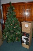 *Kaluga 6ft Christmas Tree with Fir Cones and Berries