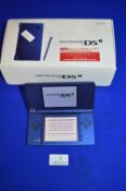 Nintendo DSi System in Metallic Blue with Packaging