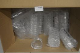 *Quantity of Clear Acrylic Heart Trinket Boxes