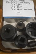 Quantity of Assorted Impact Sockets
