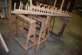 *Assorted Wooden Trestles and Timber Racks