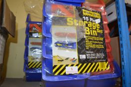 2x 15pc Storage Bin Sets