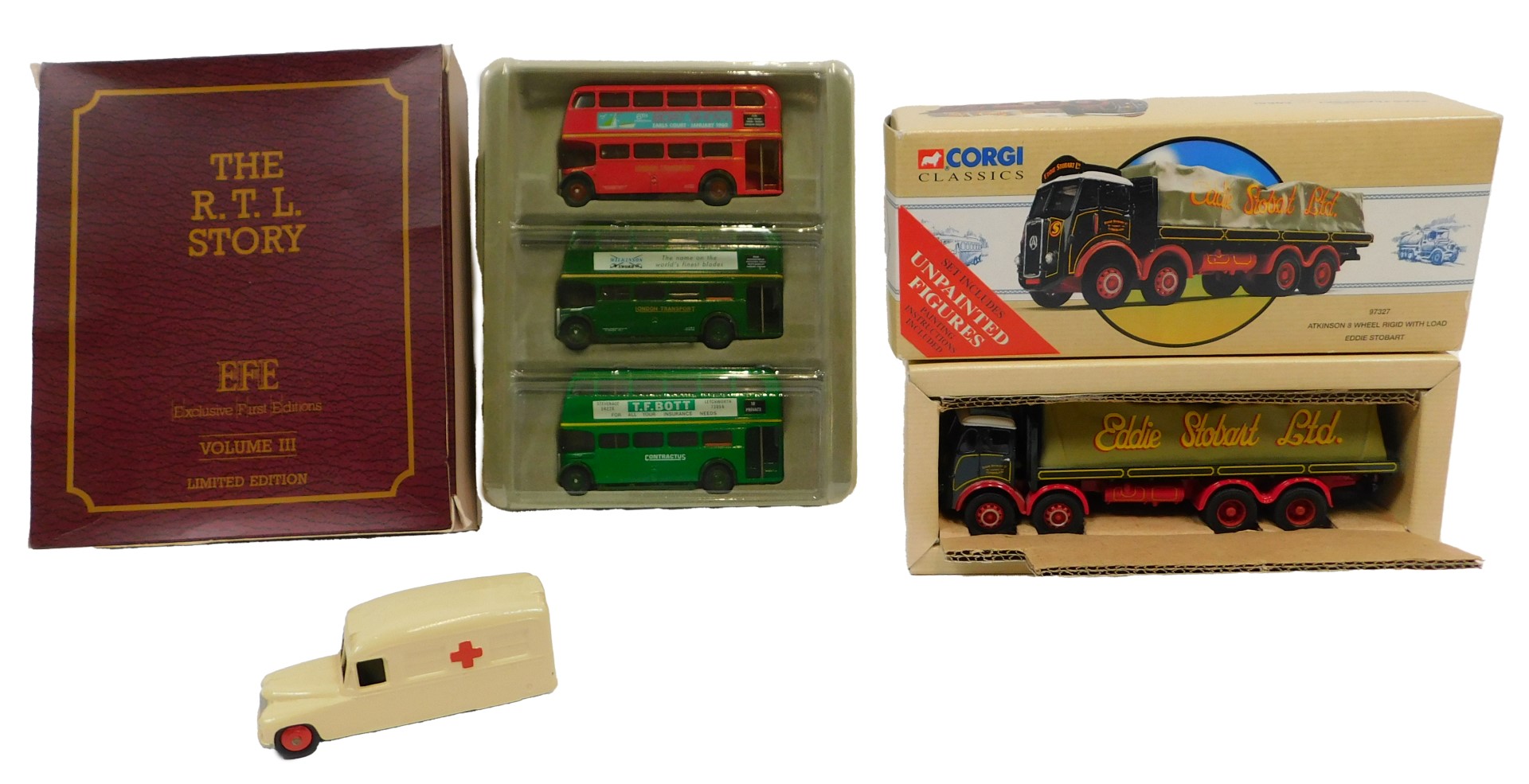 A Corgi Classics 97327 Atkinson eight wheel rigid Eddie Stobart Limited truck, an EFE Exclusive