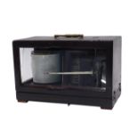 A Wilson Larden and Co Limited of London mahogany cased 19thC barograph, number 4755-44-35, in