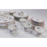 A Royal Albert porcelain serenity pattern part dinner and tea service, including a vegetable
