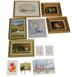 H Bramley. Sailing boats, watercolour, signed and dated 1997, 19cm x 28cm, works by the artist to