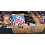 General household effects, containing LP records, video cassettes, toys, etc. (contents under 1