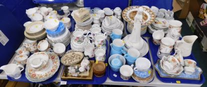 A Summer Fruit part tea set, together with a Lurpak collector's butter dish and lid, with Douglas