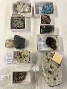 Geological specimens from India, Pakistan and Afghanistan, Vesuvianite, Zeolite, Heulandite,