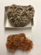 Geological specimens from South America, Creedite, Lepidolite Mica