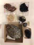 Geological Specimens from South America, Enargite, Kyanite, Staurolite, Magnestite, Calcite,