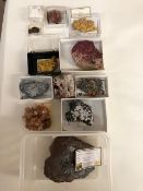 Geological specimens from North Africa, Pyrolusite, Aragonite, Nepheline, Wendwilsonite,