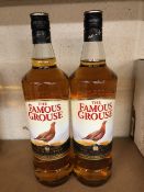 Famous Grouse Scotch Whiskey 2 x 1 litre bottles