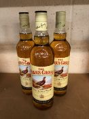 Famous Grouse scotch Whiskey 3 x 70cl bottles