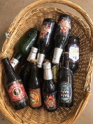 Bottles of special edition beers and ales, Bass Extra Strong Royal Brew Lager, DAB lager, Battle