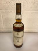 Macallan 10yr old Scotch whiskey 700ml bottle