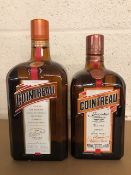 Cointreau, 1000Ml bottle and a 0.70l bottle