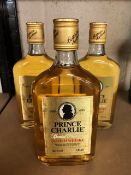 Prince Charlie Scotch Whiskey 3 x 35cl bottles