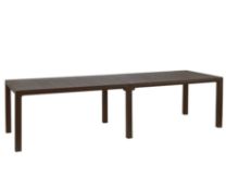 1 BOXED TOOMAX GOLIA LARGE TABLE WITH WOOD IMITATION FINISH RRP Â£199 (MISSING 1 LEG, BUT CAN BE SET
