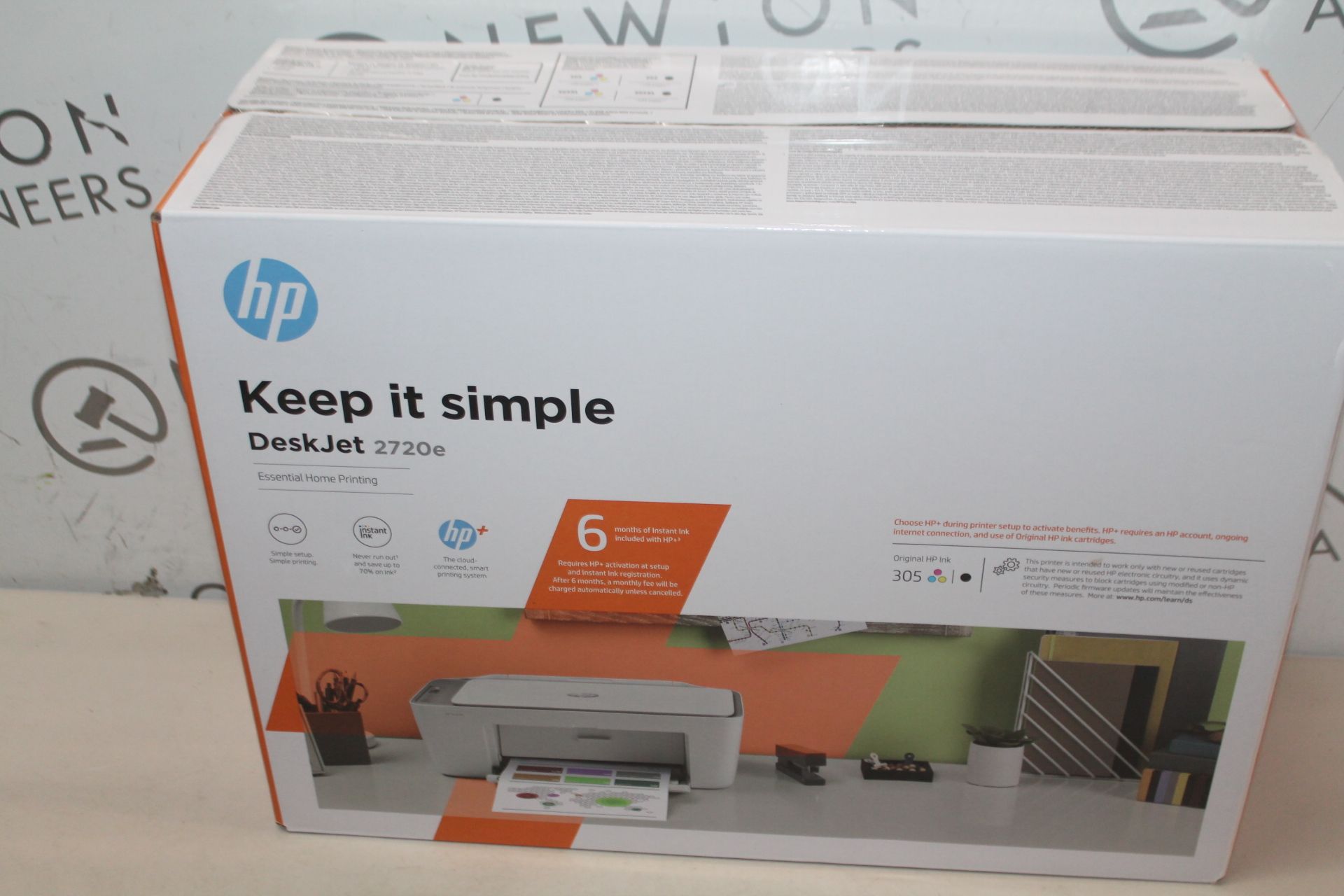 1 BOXED HP DESKJET 2720E ALL-IN-ONE COLOUR PRINTER RRP Â£69.99