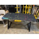 1 X ROCKER PULSAR GAMING DESK RRP Â£199 (MISSING BUTTONS)