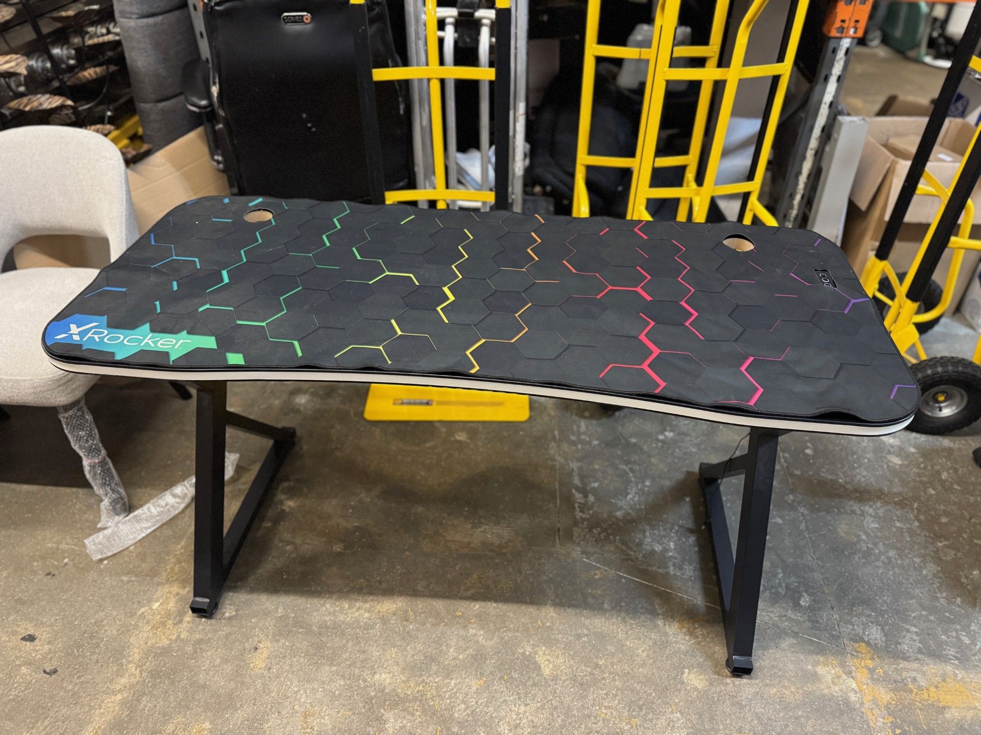 1 X ROCKER PULSAR GAMING DESK RRP Â£199 (MISSING BUTTONS)