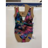 1 ROD BEATTIE LADIES BLEU SWIMSUIT IN TROPICAL SIZE 14 RRP Â£19