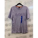1 MENS BOSS T-SHIRT IN PURPLE SIZE L RRP Â£19