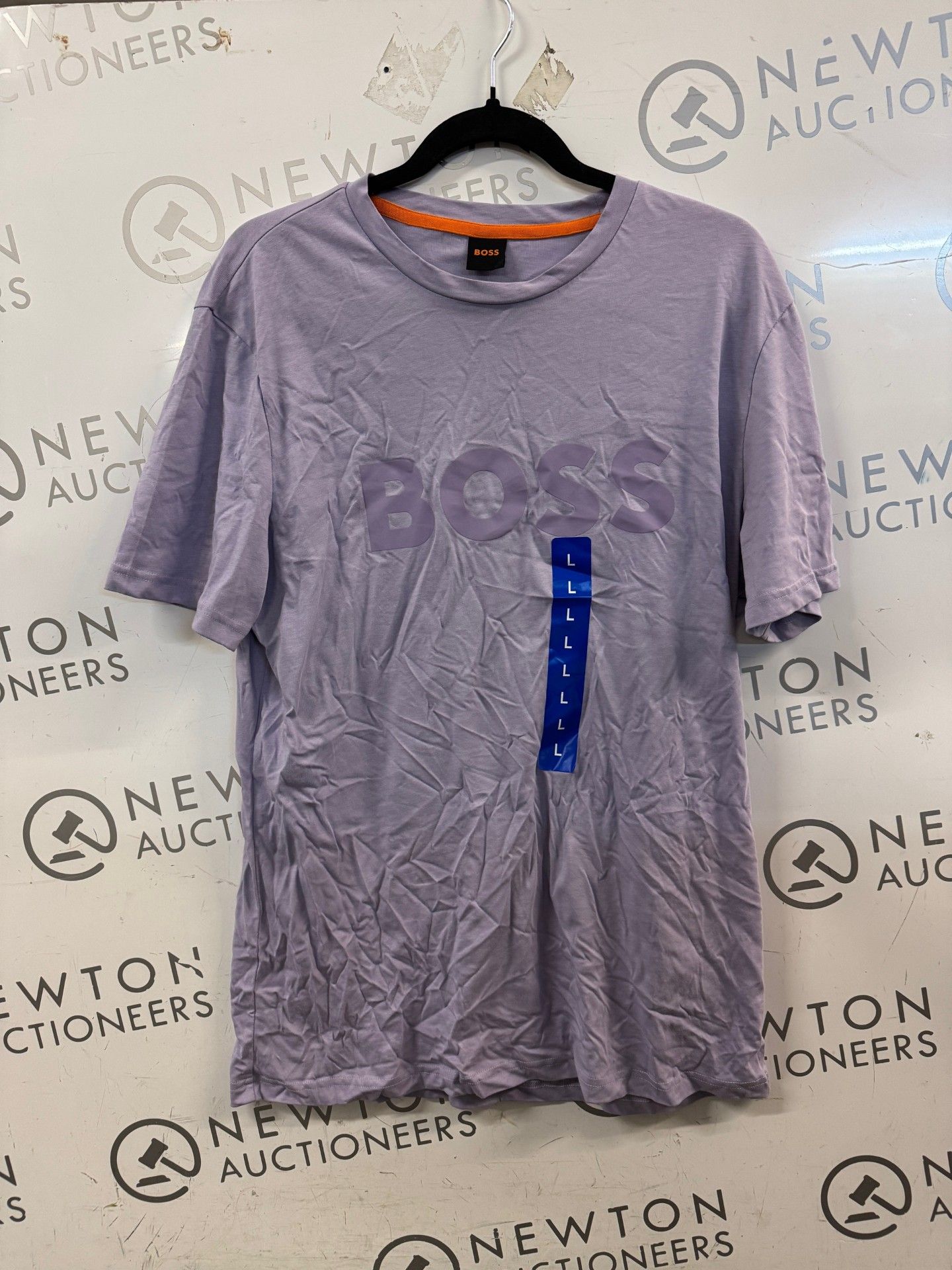 1 MENS BOSS T-SHIRT IN PURPLE SIZE L RRP Â£19