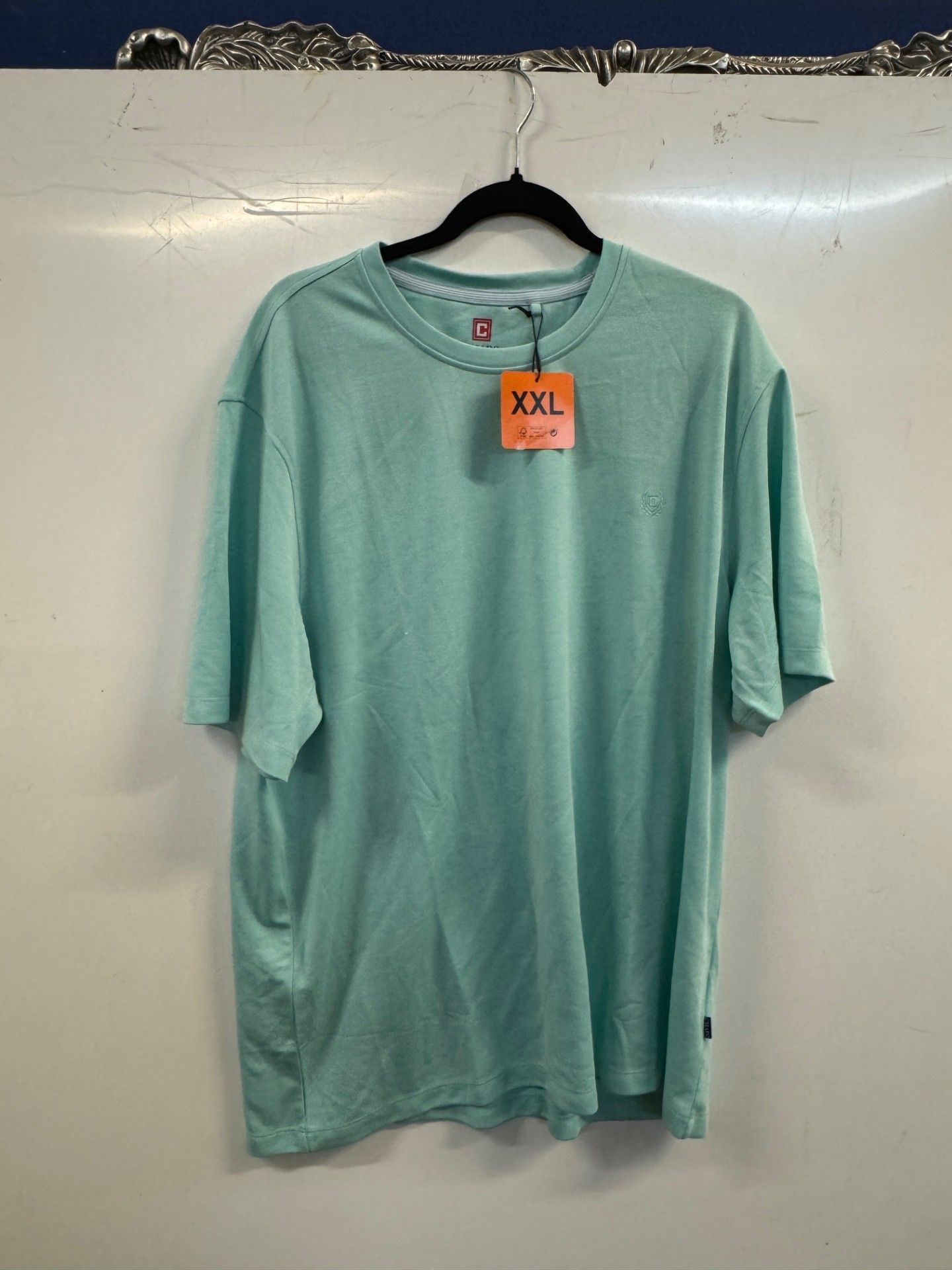 1 MENS CHAPS T-SHIRT IN MINT GREEN SIZE XXL RRP Â£19