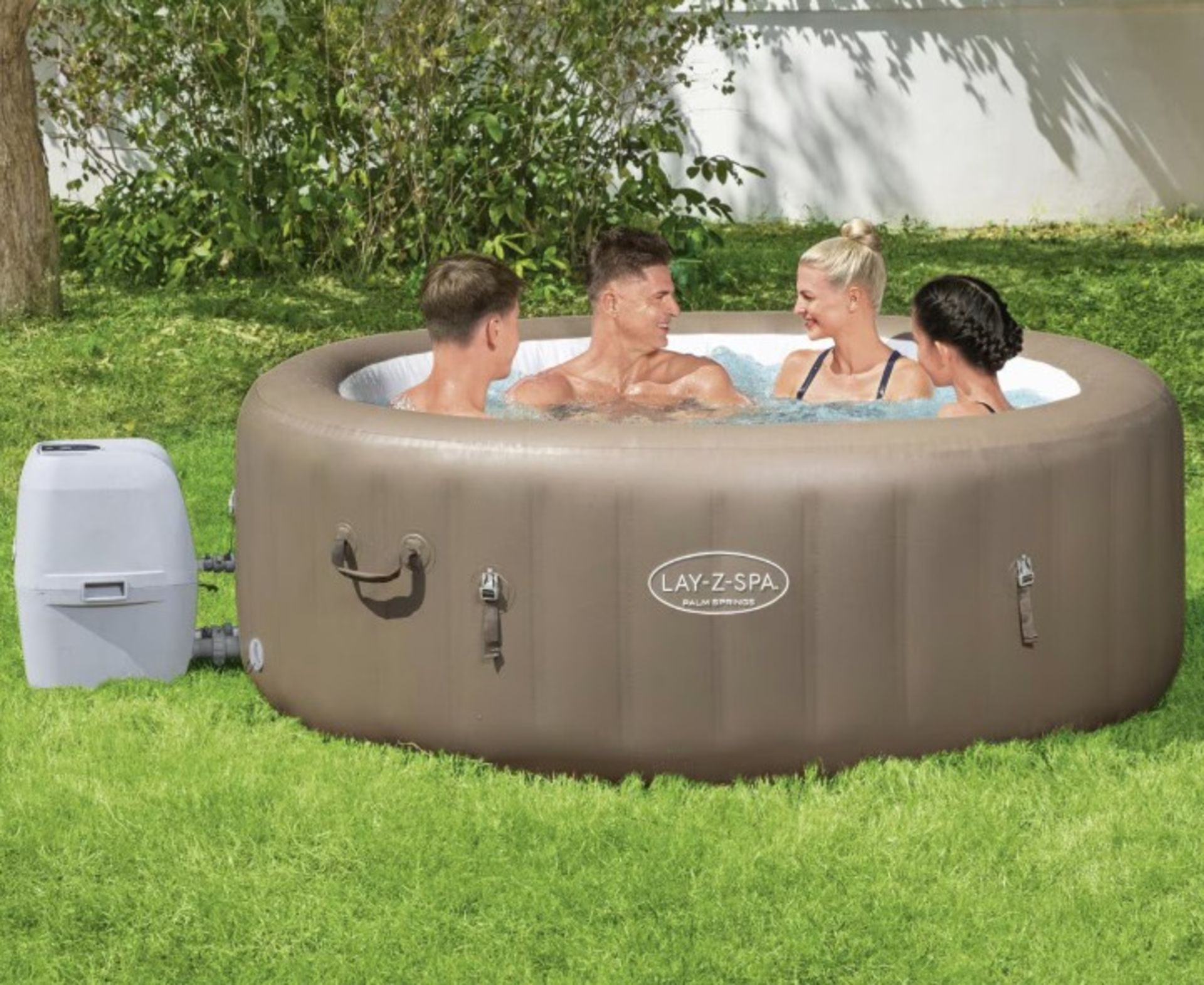 1 LAY-Z-SPA PALM SPRINGS INFLATABLE 4-6 PERSON SPA RRP Â£249