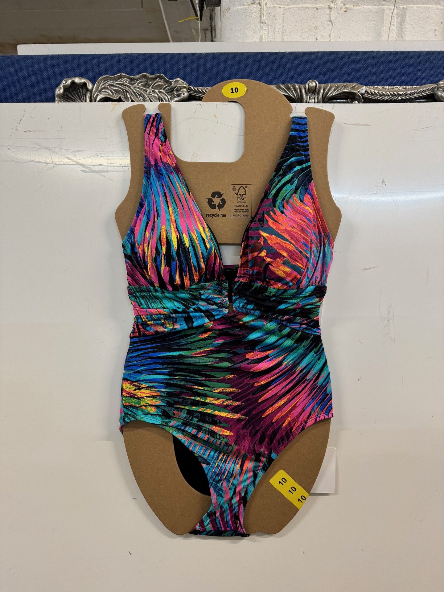 1 ROD BEATTIE LADIES BLEU SWIMSUIT IN TROPICAL SIZE 10 RRP Â£19